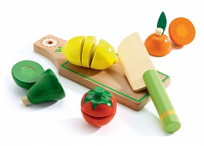 Набор для разрезания - Фрукты и овощи (Djeco, 06526k)